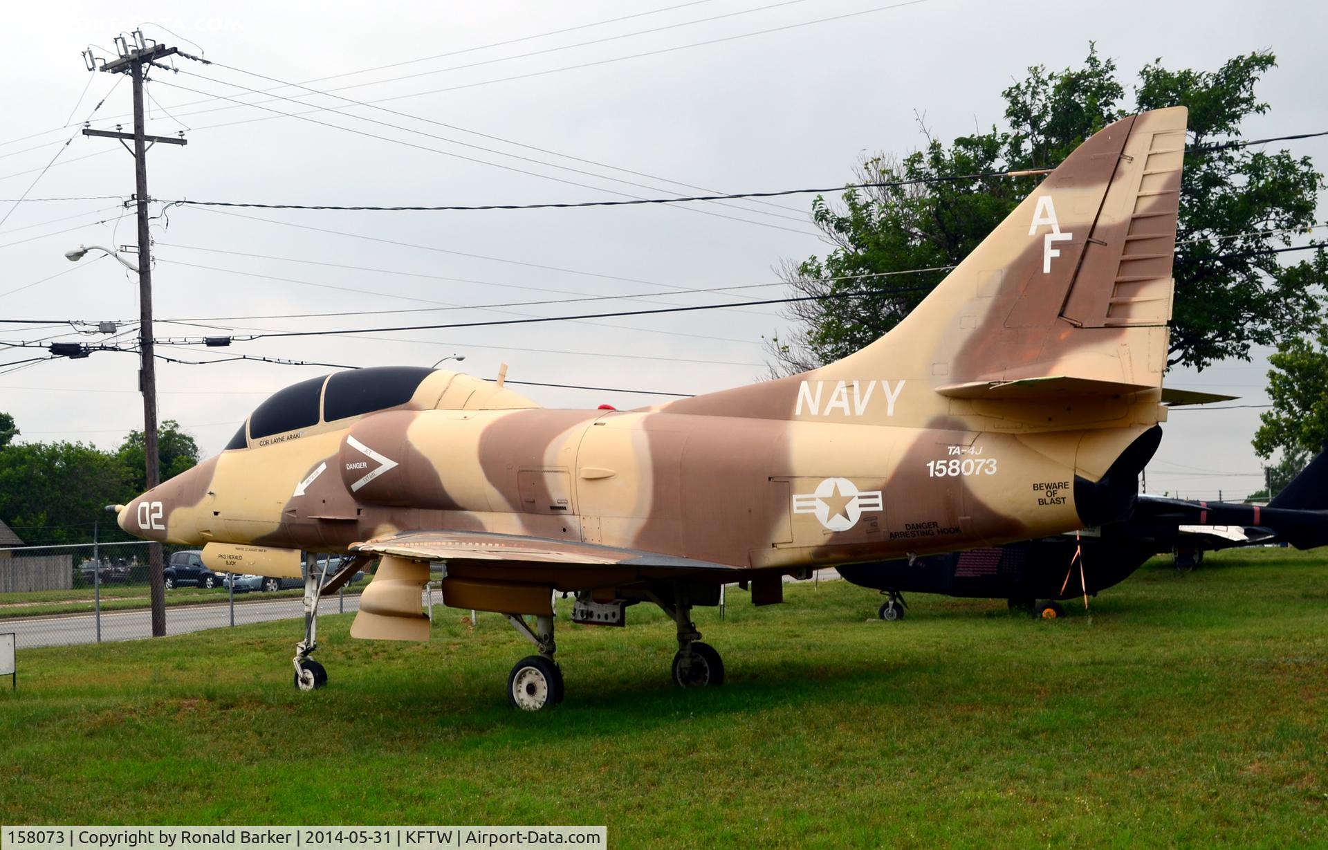 158073, Douglas TA-4J Skyhawk C/N 14110, Fort Worth Aviation Museum