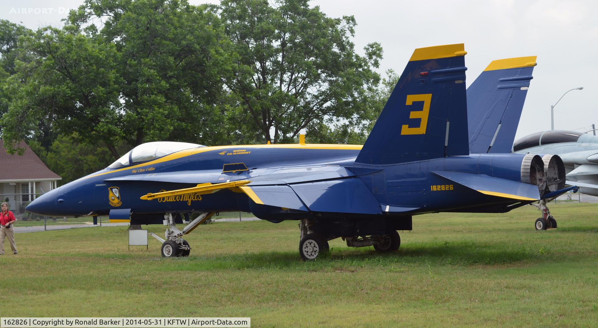 162826, McDonnell Douglas F/A-18A Hornet C/N 0338/A282, Fort Worth Aviation Museum