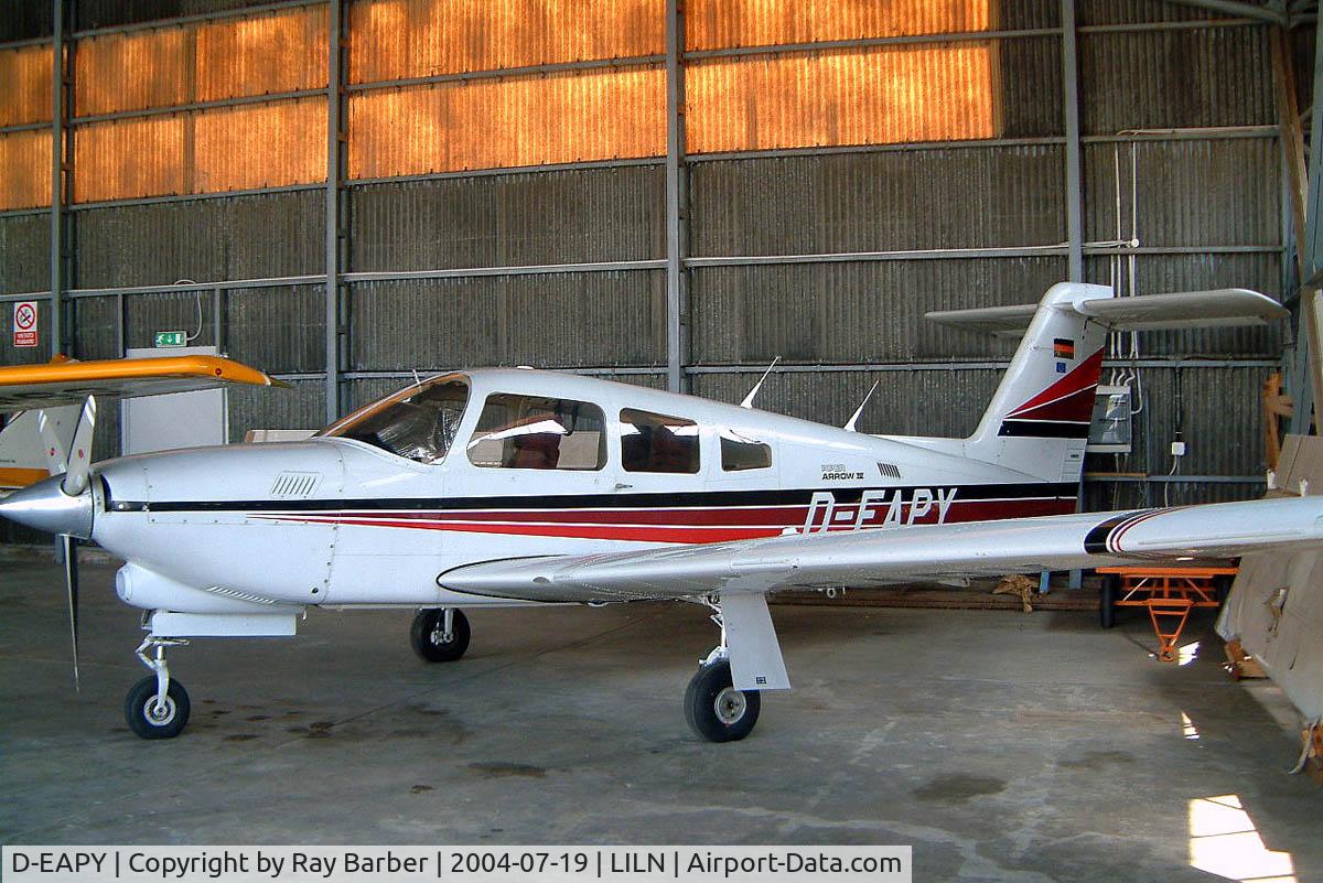 D-EAPY, Piper PA-28RT-201T Arrow IV C/N 28R-8431024, Piper PA-28RT-201T Turbo Arrow IV [28R-8431024] Varese-Venegono~I 19/07/2004