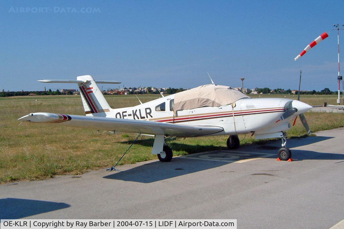 OE-KLR, 1982 Piper PA-28RT-201T Turbo Arrow IV C/N 28R-8231018, Piper PA-28RT-201T Turbo Arrow IV [28R-8231018] Fano~I 15/07/2004