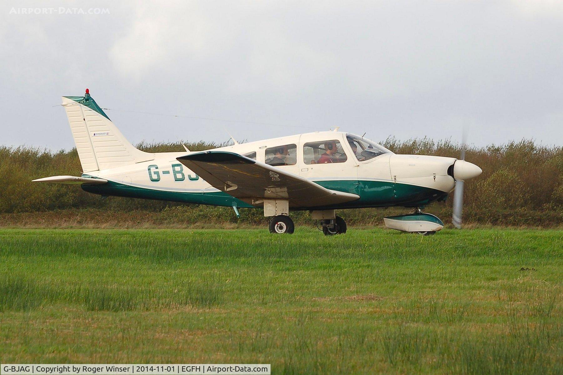 G-BJAG, 1979 Piper PA-28-181 Cherokee Archer II C/N 28-7990353, Visiting Piper Archer II.