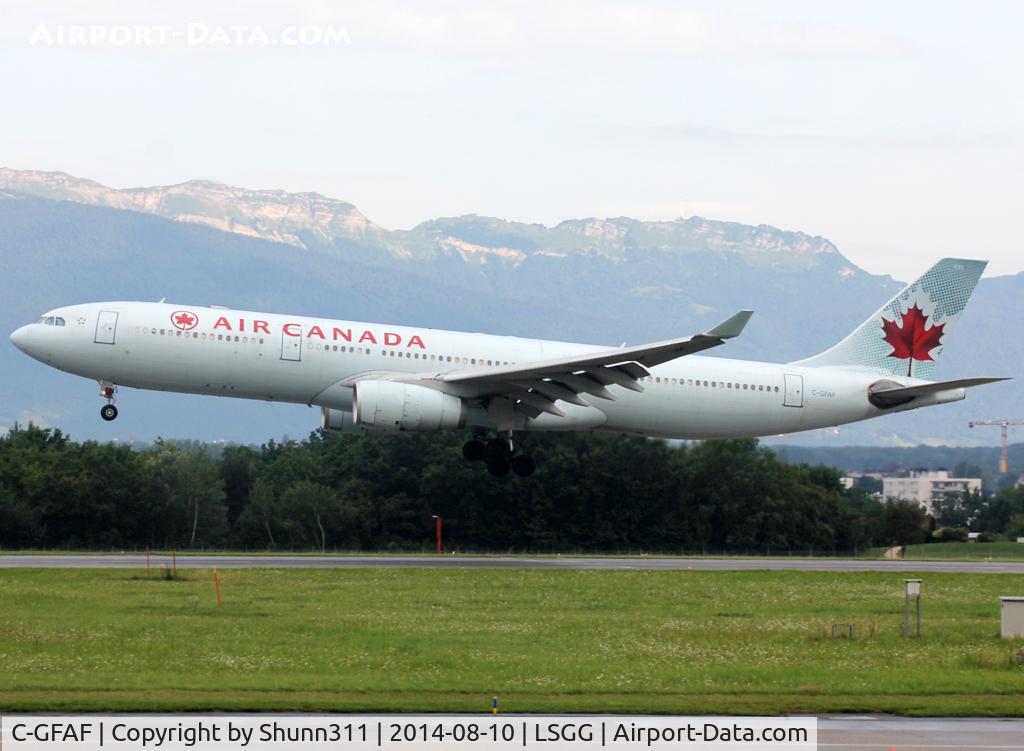 C-GFAF, 1999 Airbus A330-343 C/N 0277, Landing rwy 23