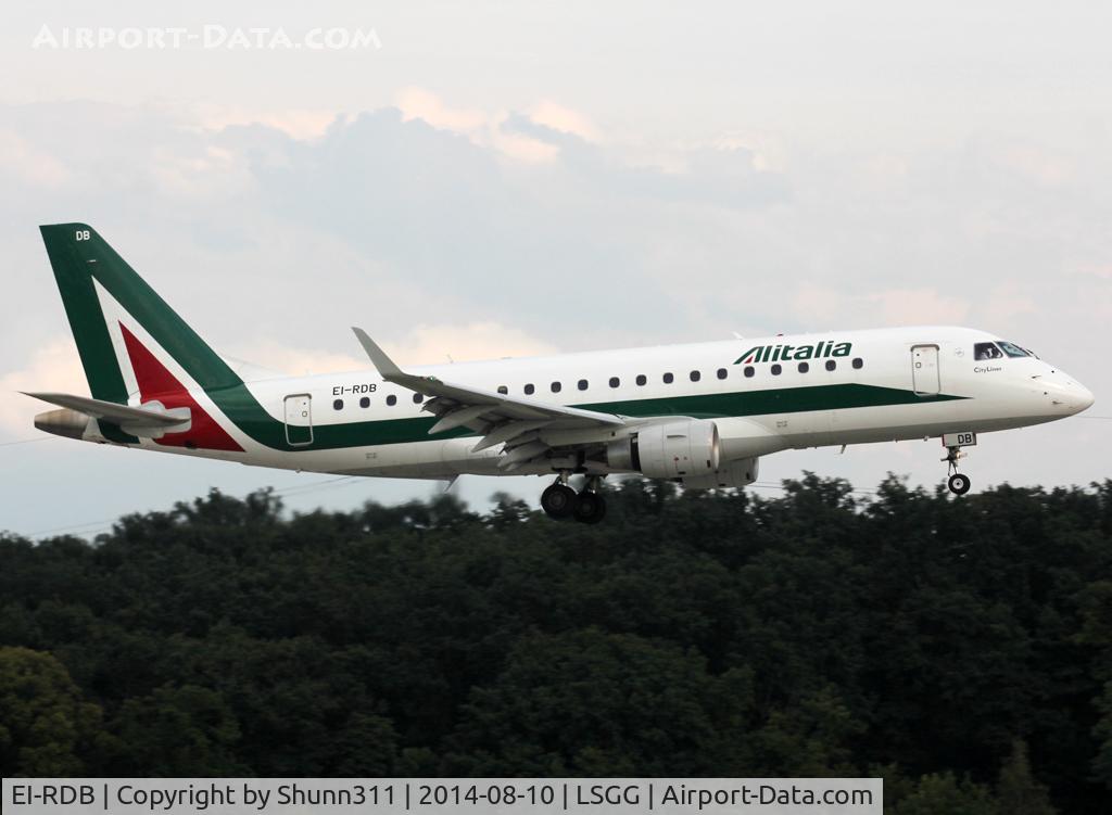 EI-RDB, 2011 Embraer 175LR (ERJ-170-200LR) C/N 17000331, Taxiing holding point rwy 23 for departure...
