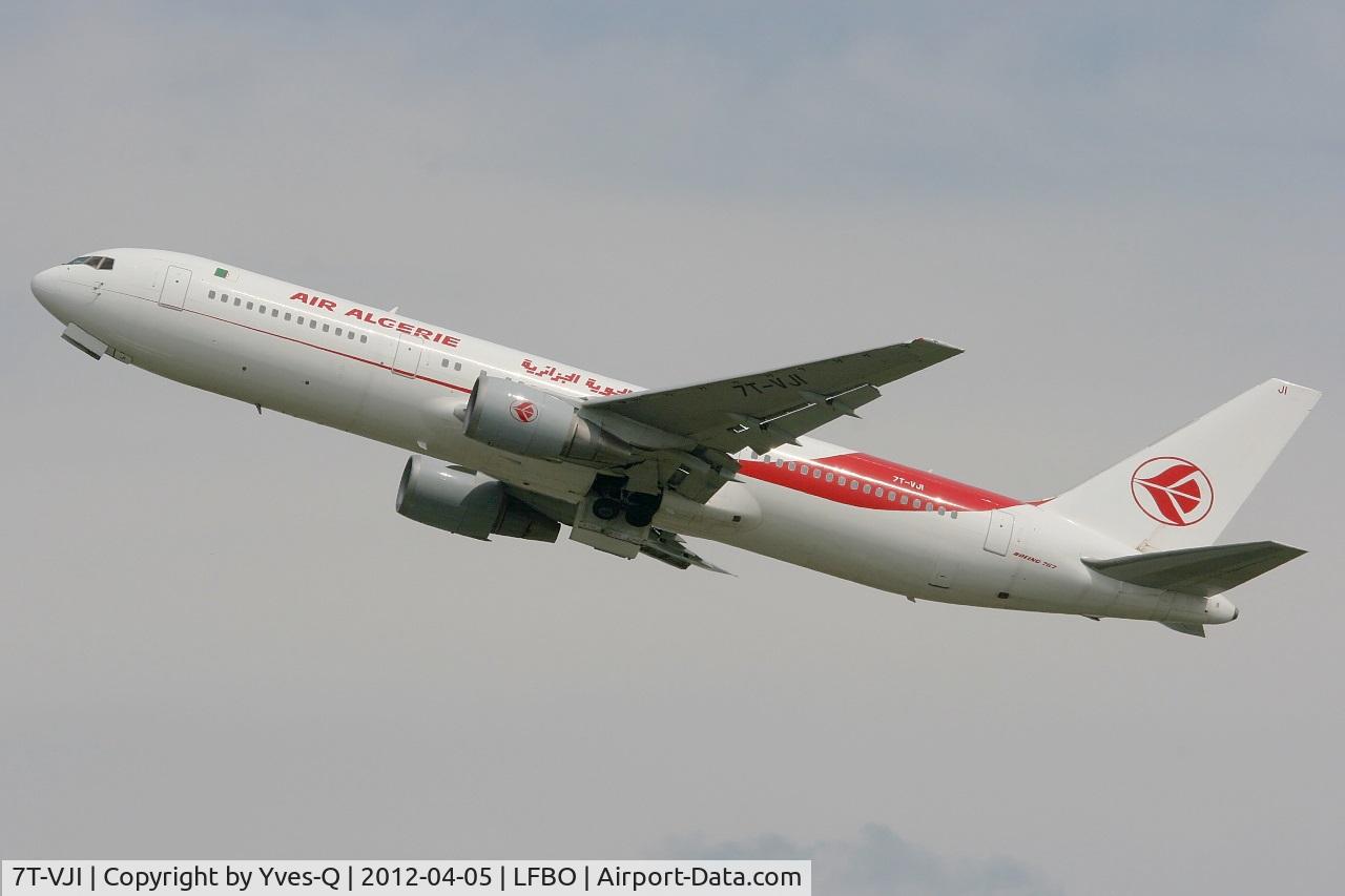 7T-VJI, 1990 Boeing 767-3D6 C/N 24768, Boeing 767-3D6, Take off rwy 32L, Toulouse Blagnac Airport (LFBO-TLS)