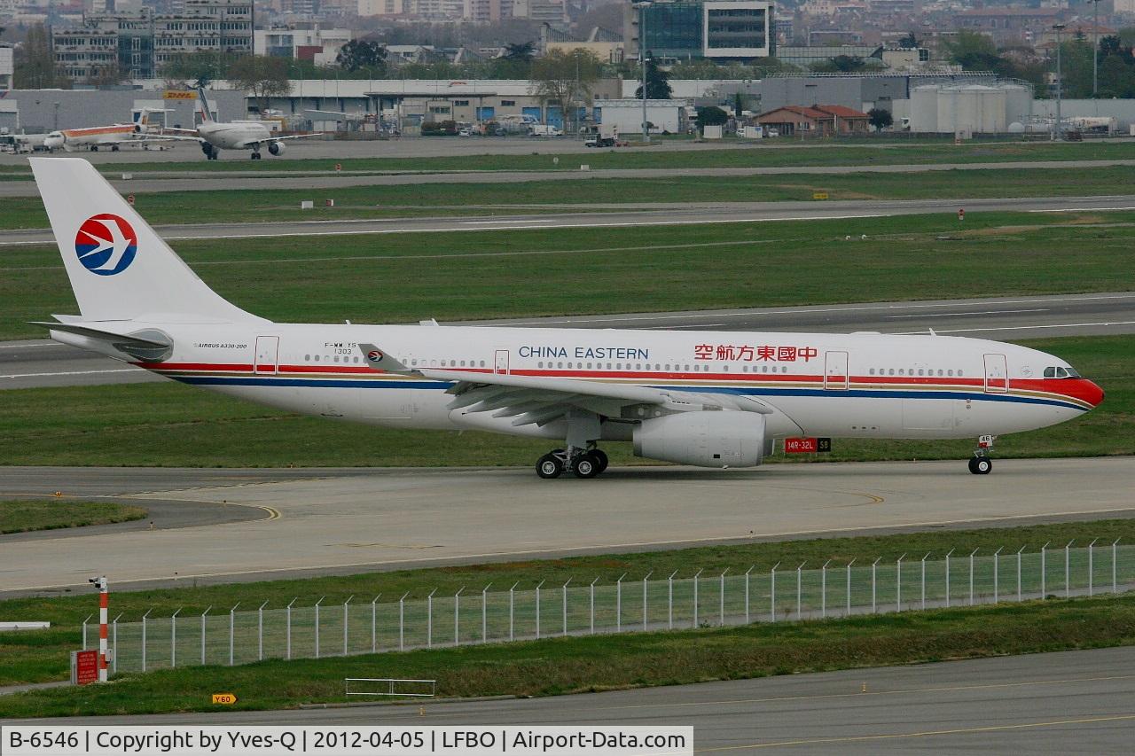 B-6546, 2012 Airbus A330-243 C/N 1303, Airbus A330-243, Taxiing after landing Rwy 32L, Toulouse Blagnac Airport (LFBO-TLS)