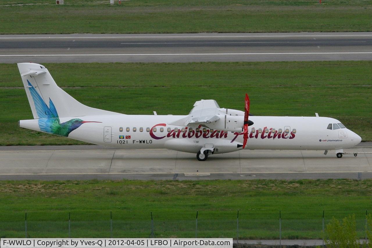 F-WWLO, 2012 ATR 72-600 (72-212A) C/N 1021, ATR 72-600, output ATR assembly workshop, Toulouse Blagnac Airport (LFBO-TLS)