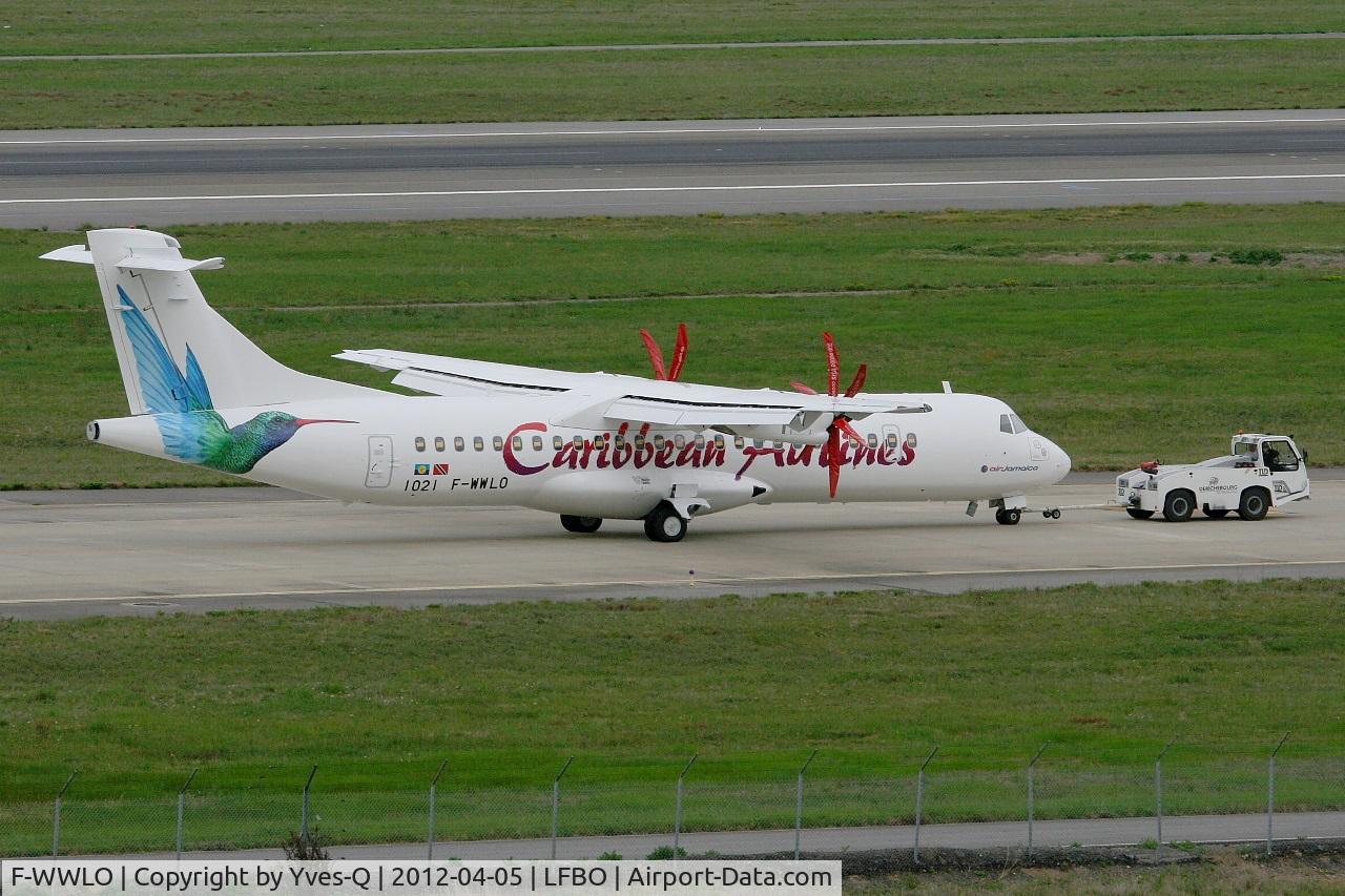 F-WWLO, 2012 ATR 72-600 (72-212A) C/N 1021, ATR 72-600, output ATR assembly workshop, Toulouse Blagnac Airport (LFBO-TLS)