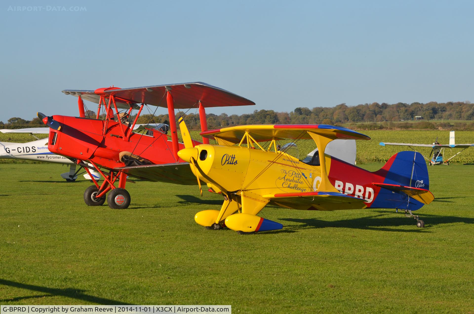 G-BPRD, 1971 Pitts S-1C Special C/N ZZ1, Parked at Northrepps.