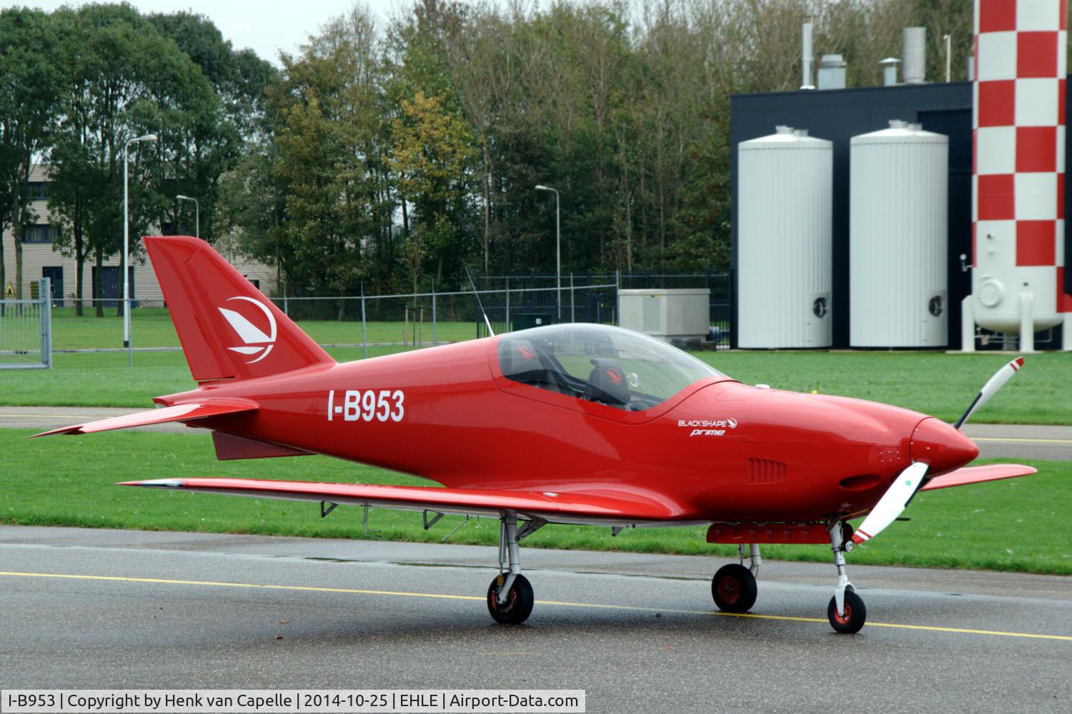 I-B953, 2014 Blackshape Prime BS-100 C/N BPU018-14, Blackshape Prime parked at Lelystad Airport.