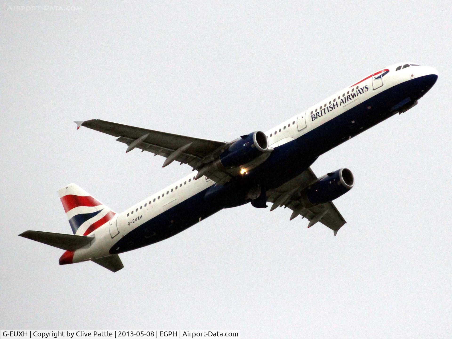 G-EUXH, 2004 Airbus A321-231 C/N 2363, Edinburgh action