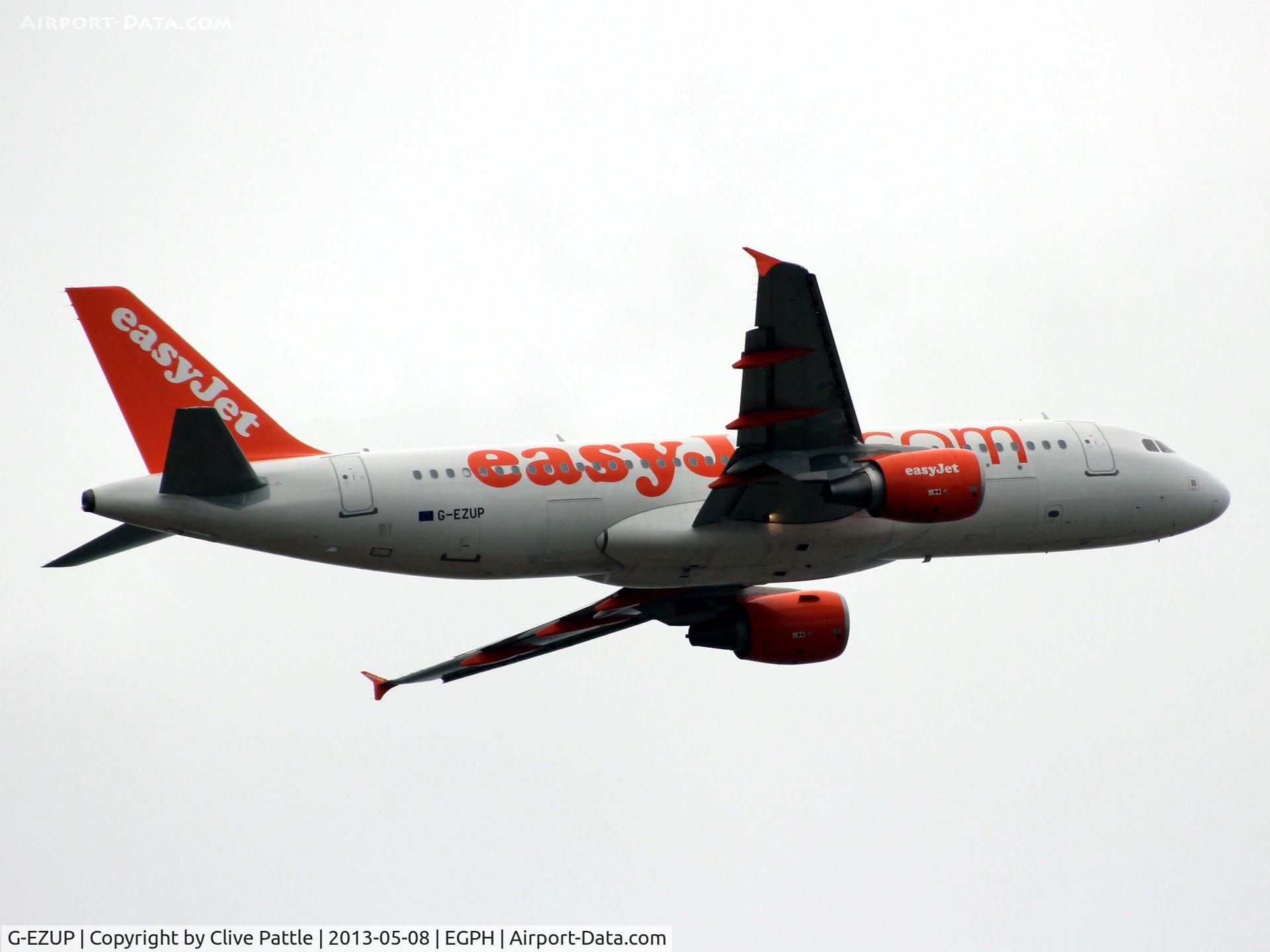 G-EZUP, 2012 Airbus A320-214 C/N 5056, Edinburgh departure
