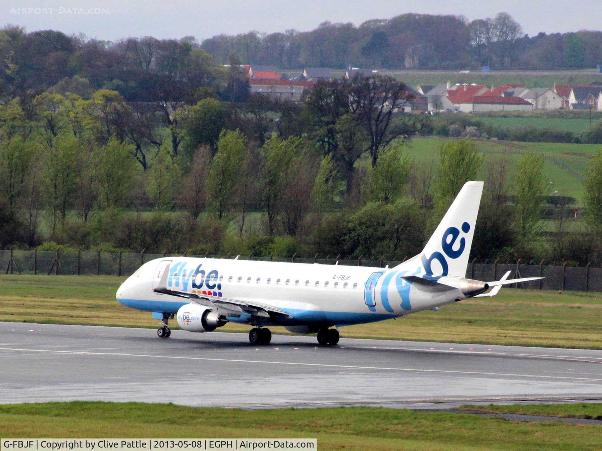 G-FBJF, 2012 Embraer 175STD (ERJ-170-200) C/N 17000341, In action at Edinburgh