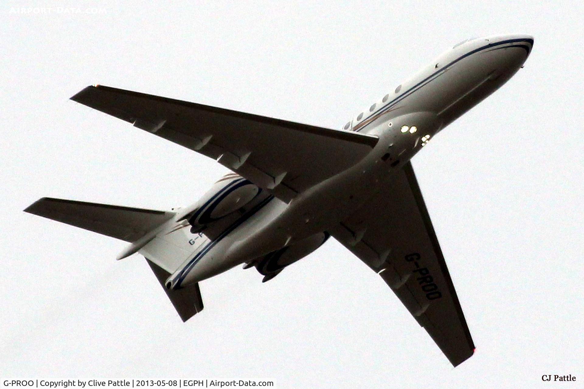 G-PROO, 2009 Hawker Beechcraft 4000 C/N RC-34, Edinburgh action