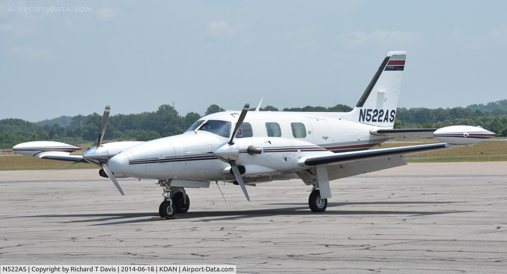 N522AS, 1975 Piper PA-31T C/N 31T-7520007, 1975 Piper PA-31T in Danville Va.