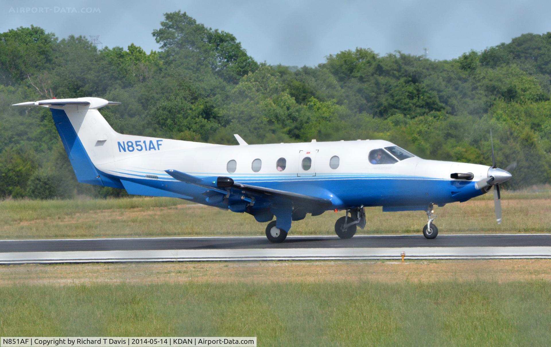 N851AF, 2007 Pilatus PC-12/47 C/N 851, 2007 Pilatus PC-12 12/47 in Danville Va.