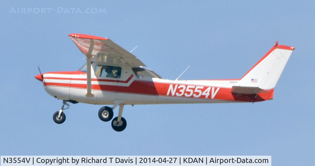 N3554V, 1975 Cessna 150M C/N 15076545, 1975 Cessna 150M in Danville Va.