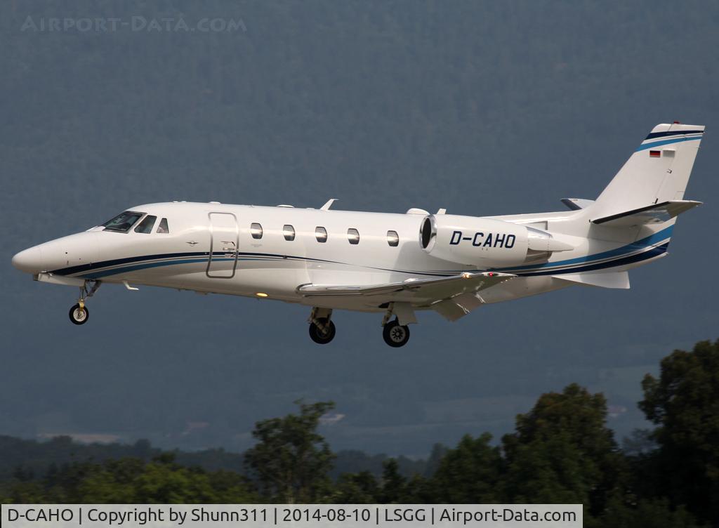 D-CAHO, 2014 Cessna 560 Citation Excel XLS+ C/N 560-6165, Landing rwy 23