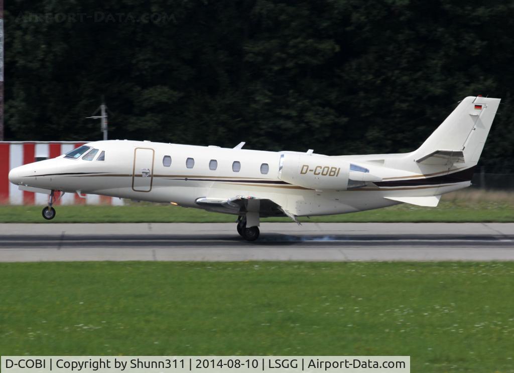 D-COBI, 2006 Cessna 560XL Citation XLS C/N 560-5645, Landing rwy 23