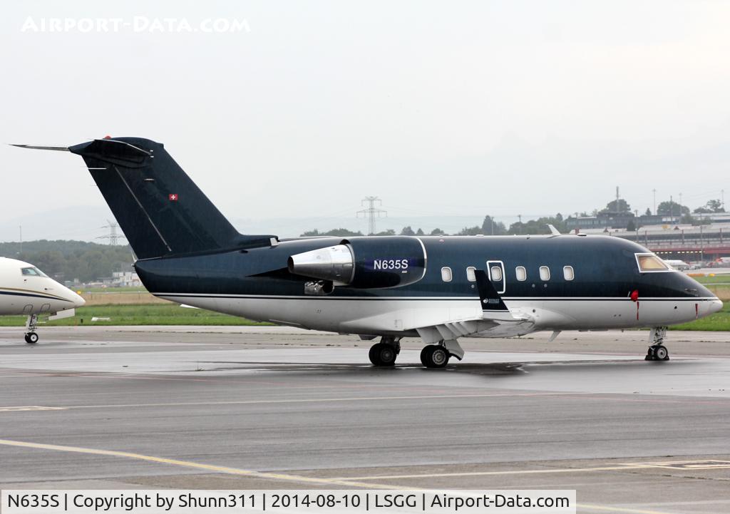 N635S, 1988 Canadair Challenger 601-3A (CL-600-2B16) C/N 5035, Parked... ex. HB-JRV