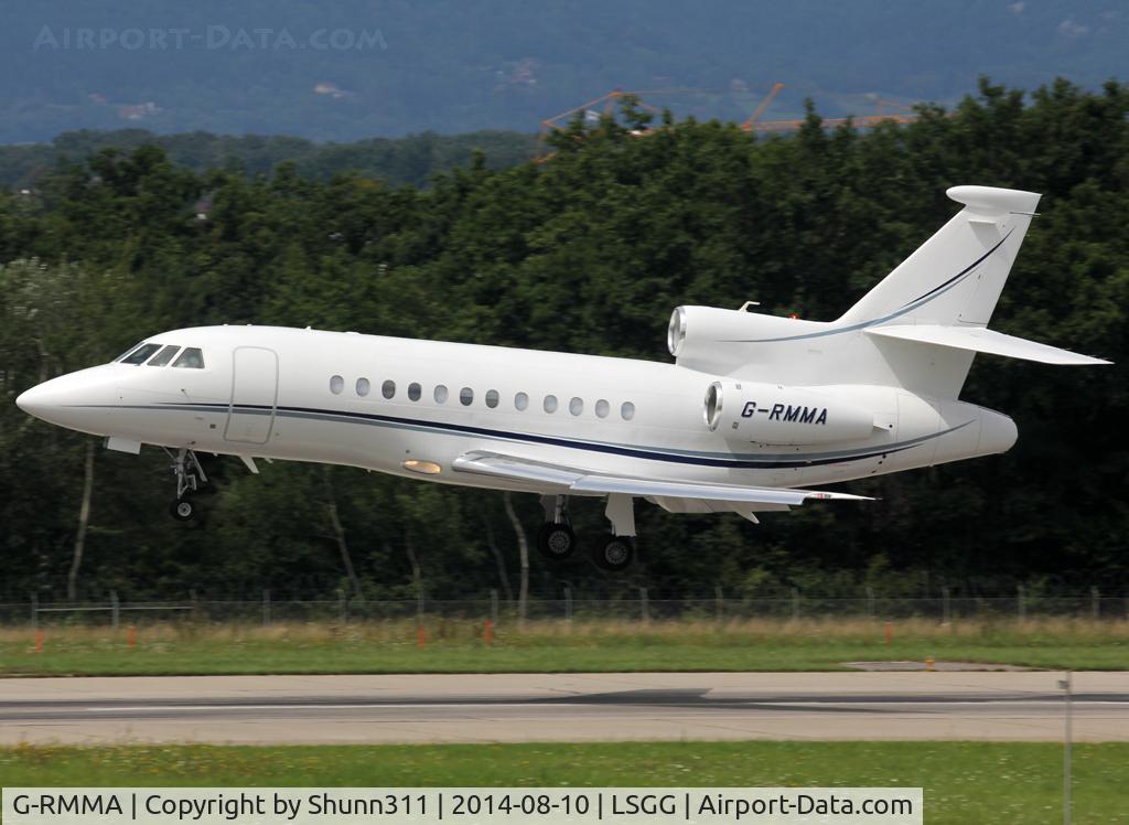 G-RMMA, 2007 Dassault Falcon 900EX C/N 189, Landing rwy 23