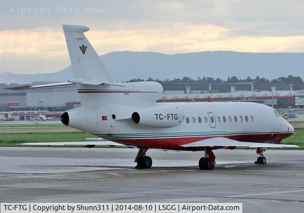 TC-FTG, 1997 Dassault Falcon 900 C/N 161, Parked...