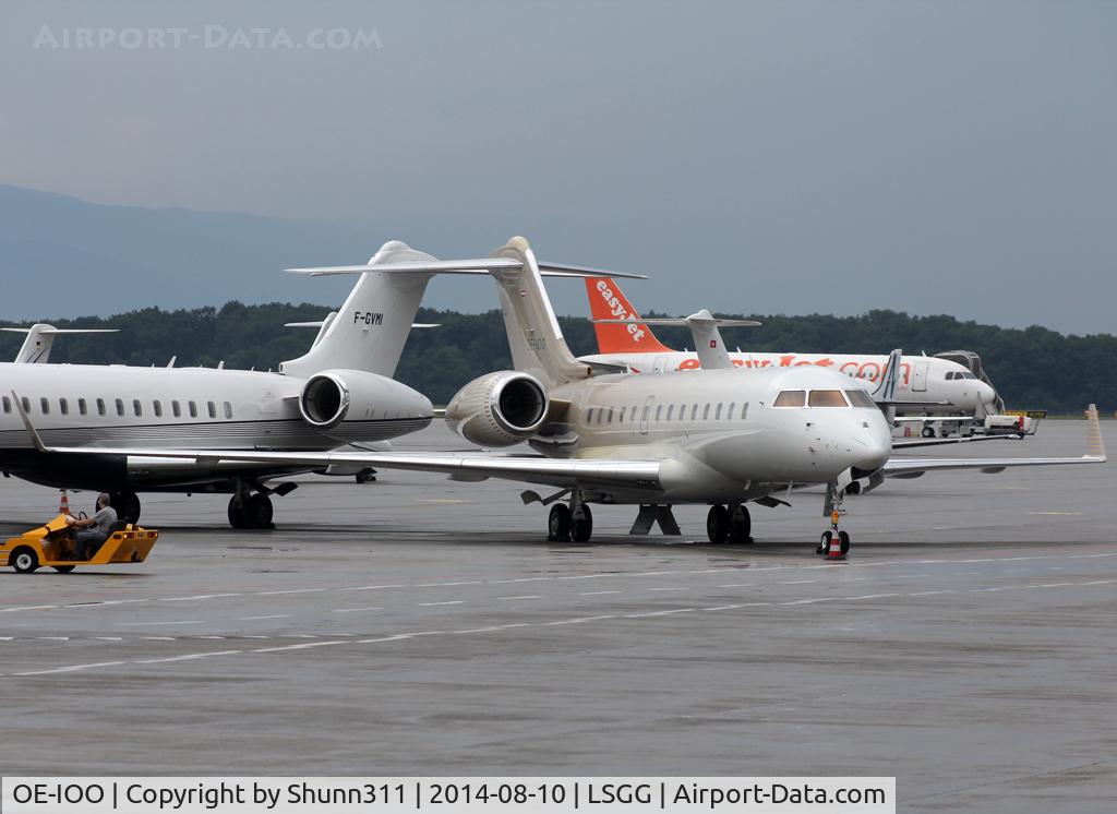 OE-IOO, 2008 Bombardier BD-700-1A10 Global 5000 C/N 9301, Parked @ TAG Aviation...