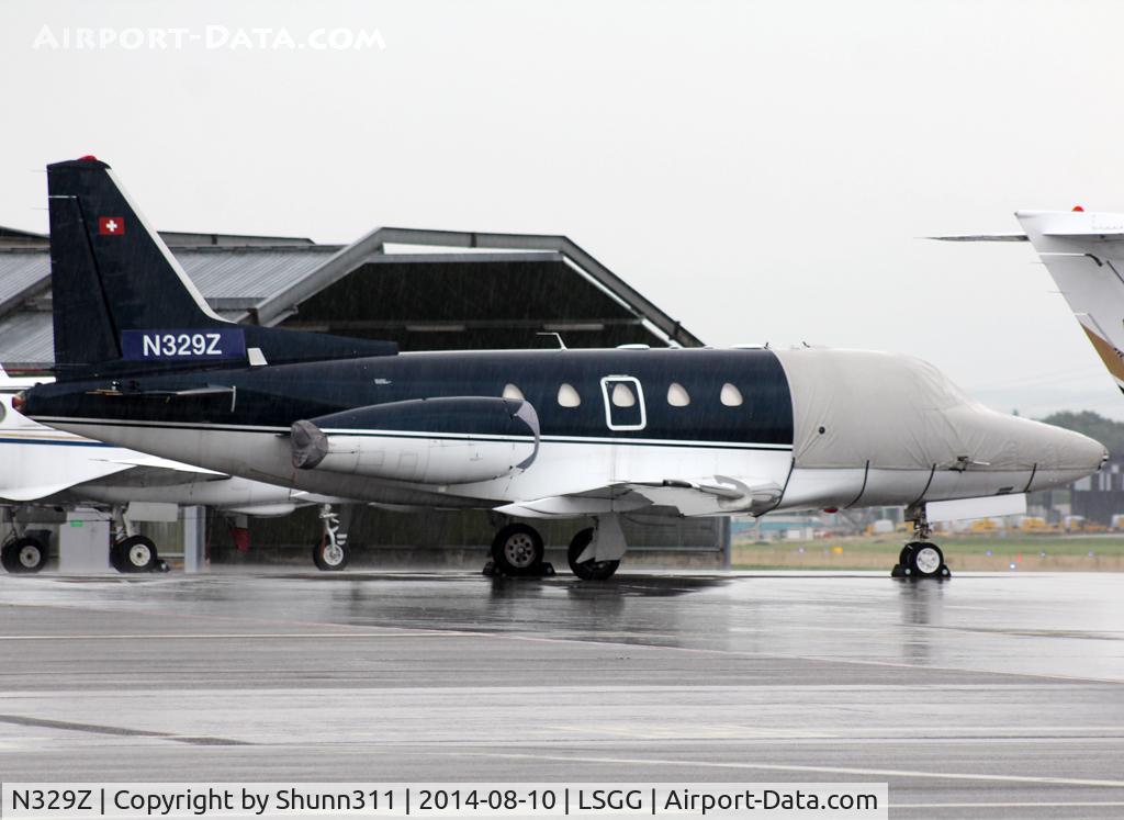 N329Z, 1980 Rockwell International NA-265-65 Sabreliner 65 C/N 465-32, Parked...