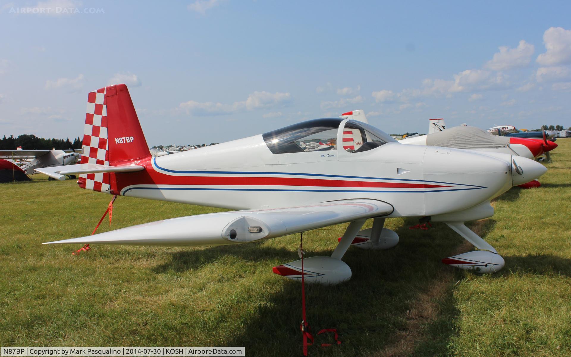 N87BP, 2007 Vans RV-7A C/N 70281, Vans RV-7A