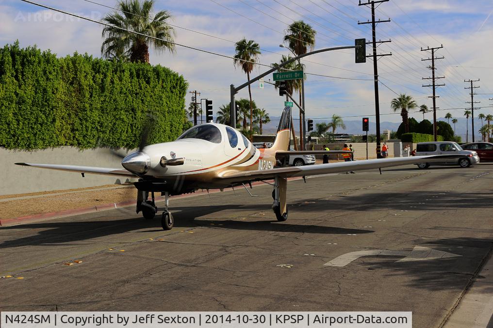N424SM, Lancair Evolution C/N EVO-005, Palm Springs