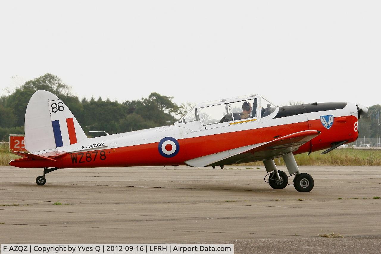 F-AZQZ, 1953 De Havilland DHC-1 Chipmunk T.10 C/N C1/0916, De Havilland DHC-1 Chipmunk T.10,  Lann Bihoué Naval Air Base (LFRH-LRT) Open day 2012