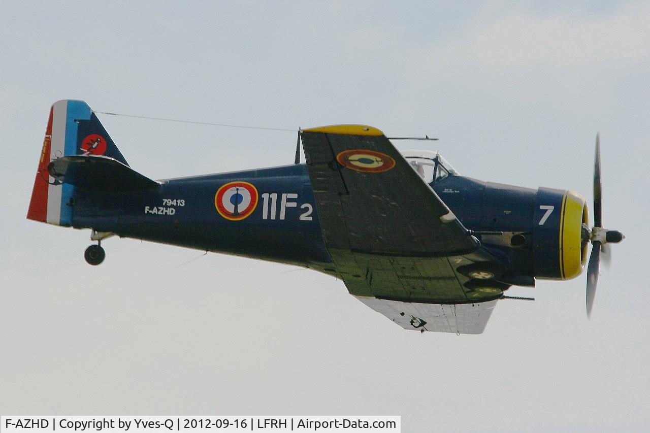 F-AZHD, North American NA-68 C/N SA-30, North American NA-68 (T6), Solo display, Lann Bihoué Naval Air Base (LFRH-LRT) Open day 2012