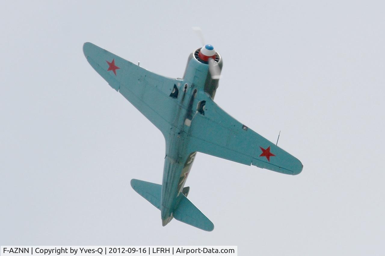 F-AZNN, Yakovlev Yak-11 C/N 25 III/05, Yakovlev Yak-11, Solo display, Lann Bihoué Naval Air Base (LFRH - LRT) Open day 2012