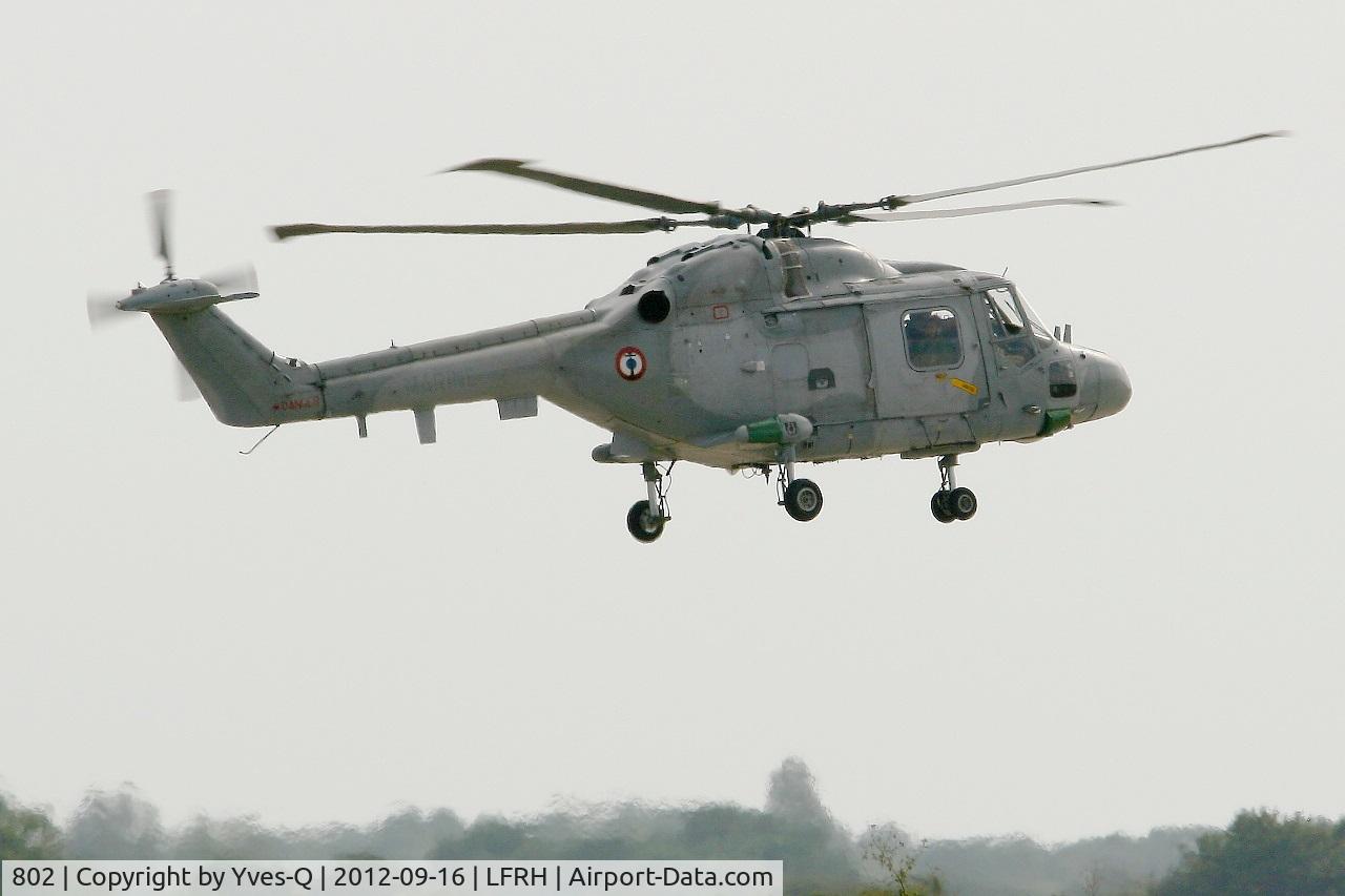 802, Westland Lynx HAS.4(FN) C/N 253, French naval aviation Westland Lynx HAS 4, Solo display, Lann Bihoué Air Base (LFRH-LRT) open day 2012