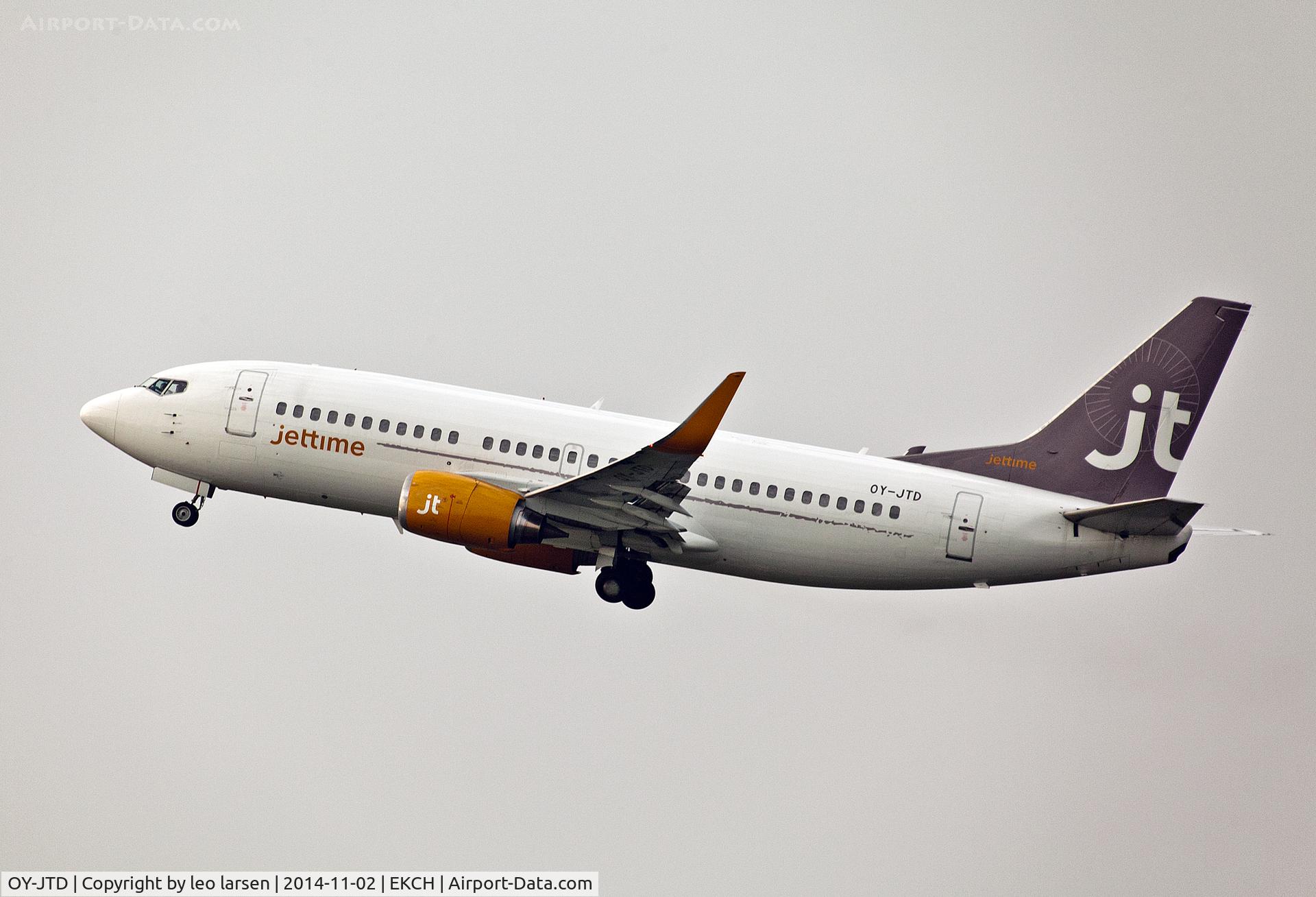 OY-JTD, 1990 Boeing 737-3Y0 C/N 24678, Copenhagen 2.11.14