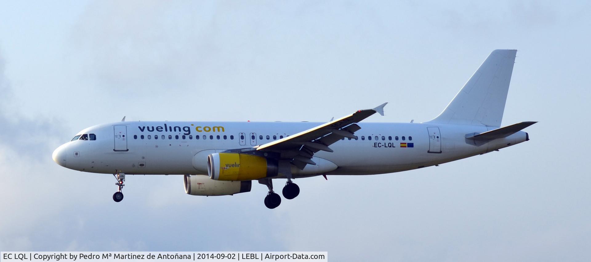EC LQL, 2002 Airbus A320-232 C/N 1749, El Prat - Barcelona