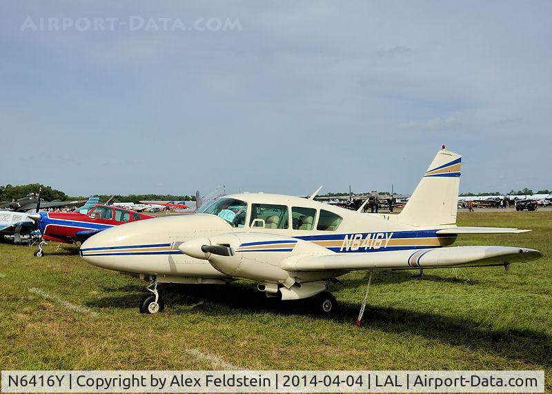 N6416Y, 1967 Piper PA-23-250 C/N 27-3708, Sun-N-Fun 2014