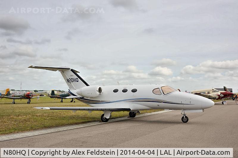 N80HQ, 2007 Cessna 510 Citation Mustang C/N 510-0021, Sun-N-Fun 2014