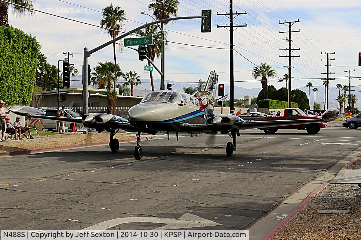 N488S, 1974 Cessna 414 Chancellor C/N 4140529, Palm Springs