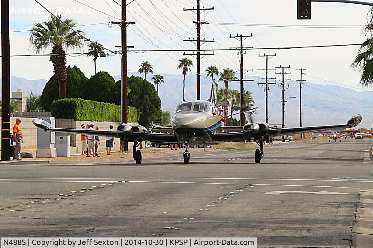 N488S, 1974 Cessna 414 Chancellor C/N 4140529, Palm Springs