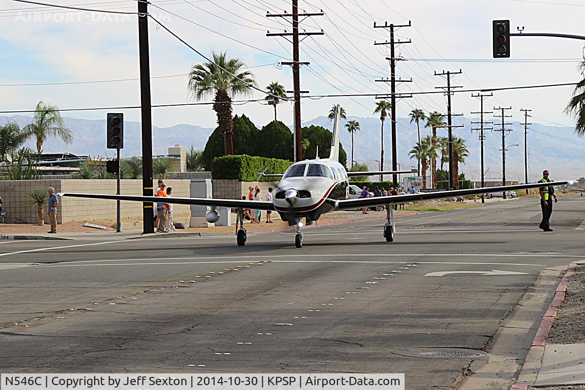 N546C, Raytheon Aircraft Company C90A C/N LJ-1723, Palm Springs