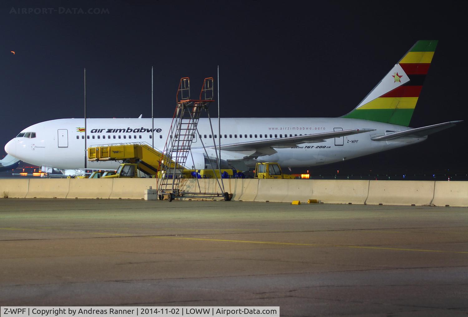 Z-WPF, 1990 Boeing 767-2N0ER C/N 24867, Air Zimbabwe Boeing 767