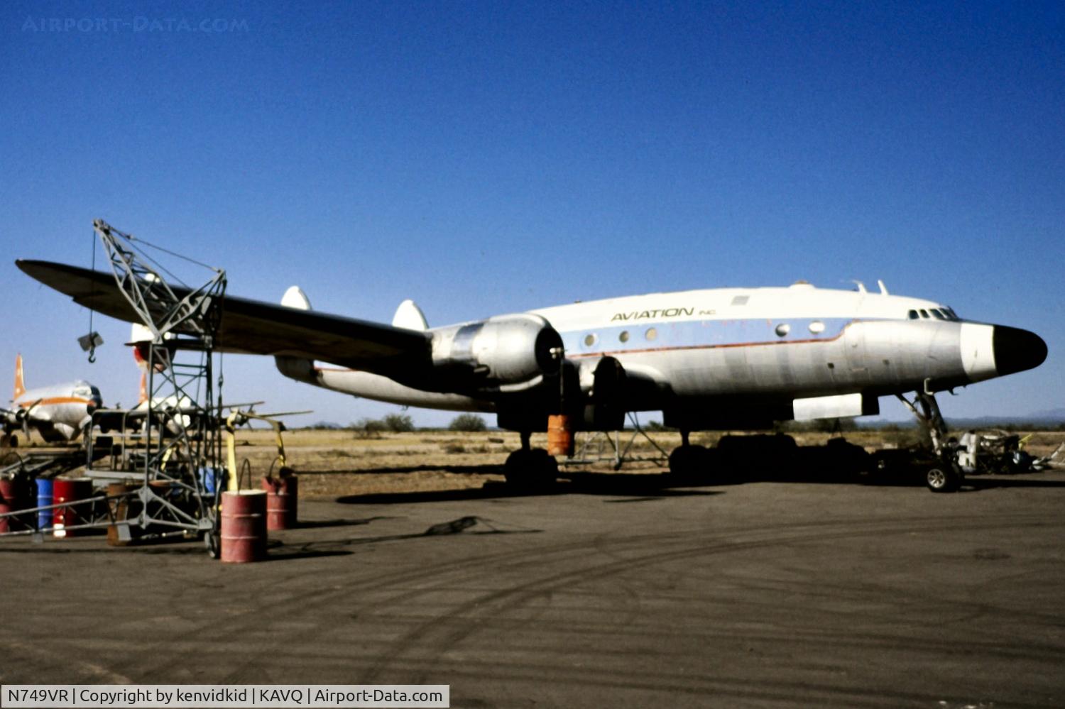 N749VR, 1949 Lockheed L-749-79 Constellation C/N 2604, Copied from slide. Now based in the Netherlands.