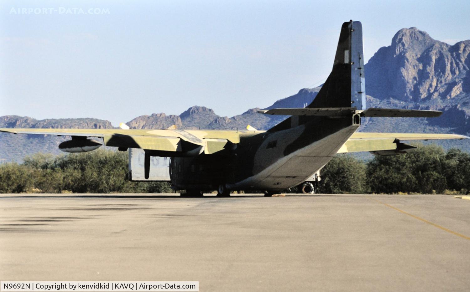 N9692N, 1954 Fairchild C-123K Provider C/N 20041, Copied from slide.