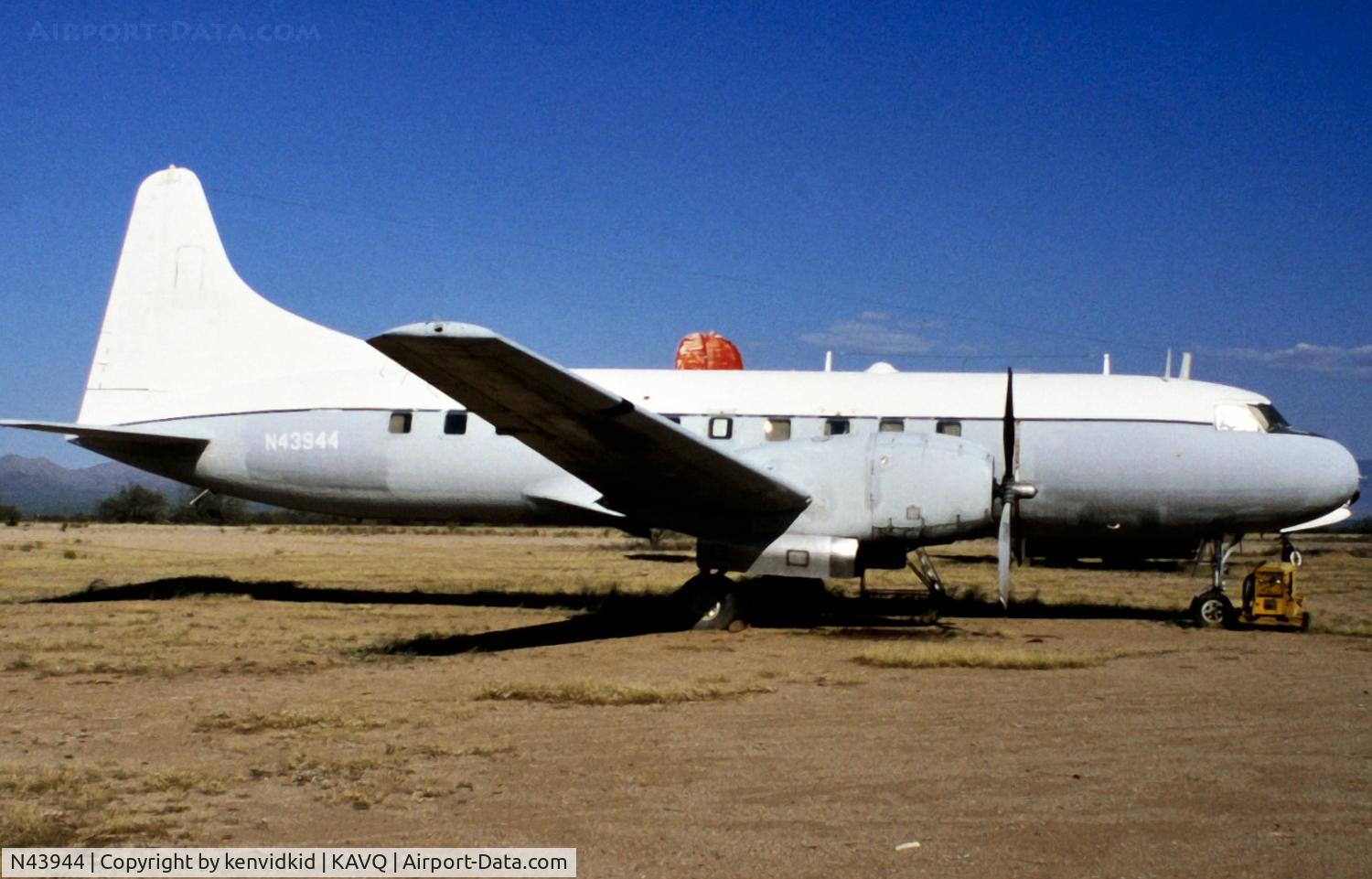 N43944, 1955 Convair C-131B Samaritan C/N 254, Copied from slide.