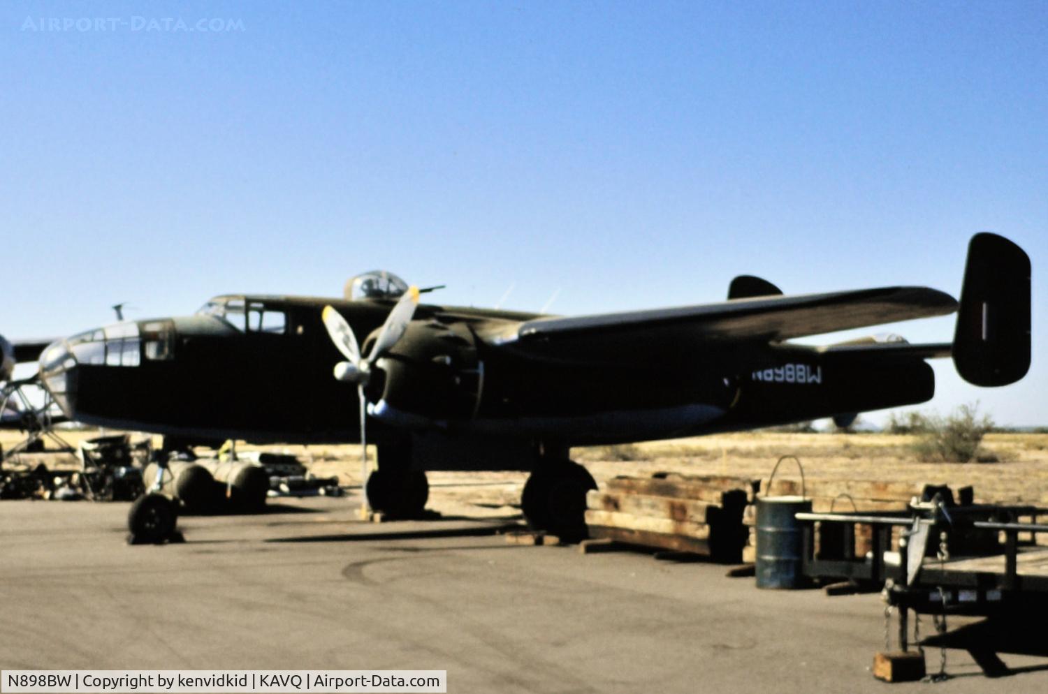 N898BW, 1945 North American TB-25N Mitchell C/N 108-47749 (45-8898), Copied from slide.