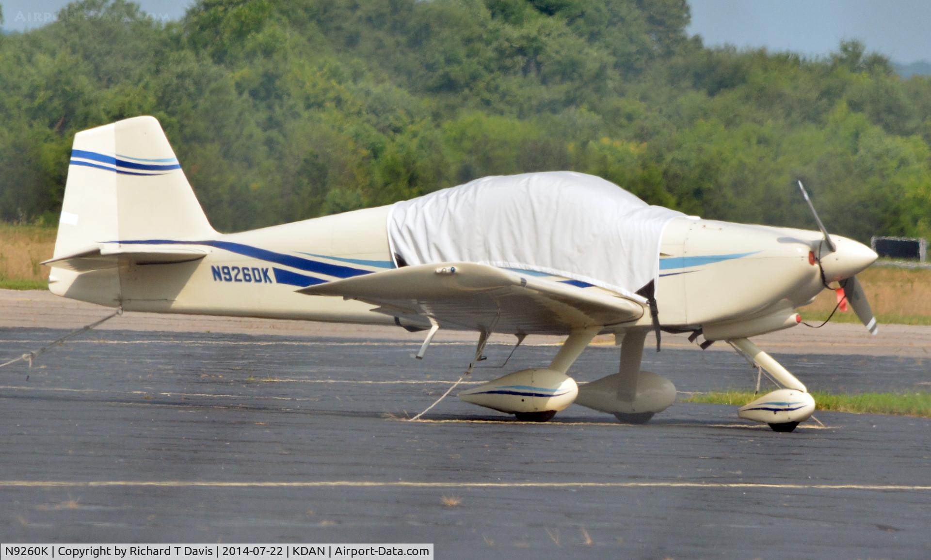 N9260K, 1976 Piper PA-28R-200 C/N 28R-7635230, 1975 Piper PA-28R-200 in Danville Va.