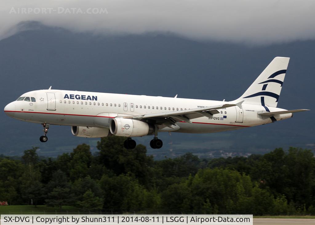 SX-DVG, 2006 Airbus A320-232 C/N 3033, Landing rwy 23