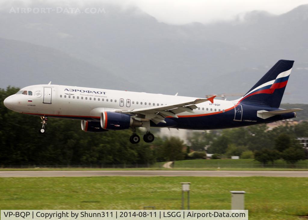 VP-BQP, 2006 Airbus A320-214 C/N 2875, Landing rwy 23