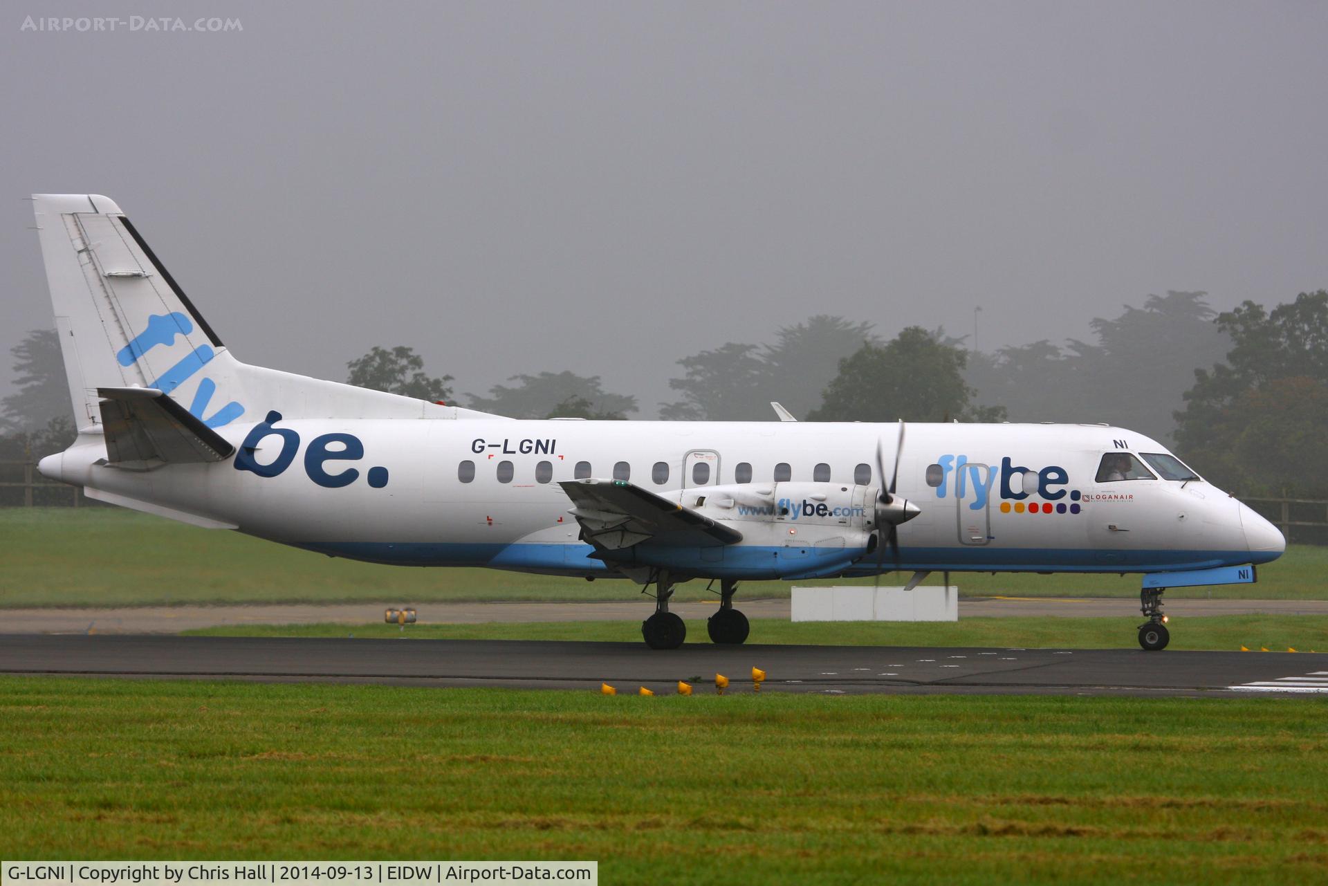 G-LGNI, 1989 Saab 340B C/N 340B-160, flybe operated by Loganair