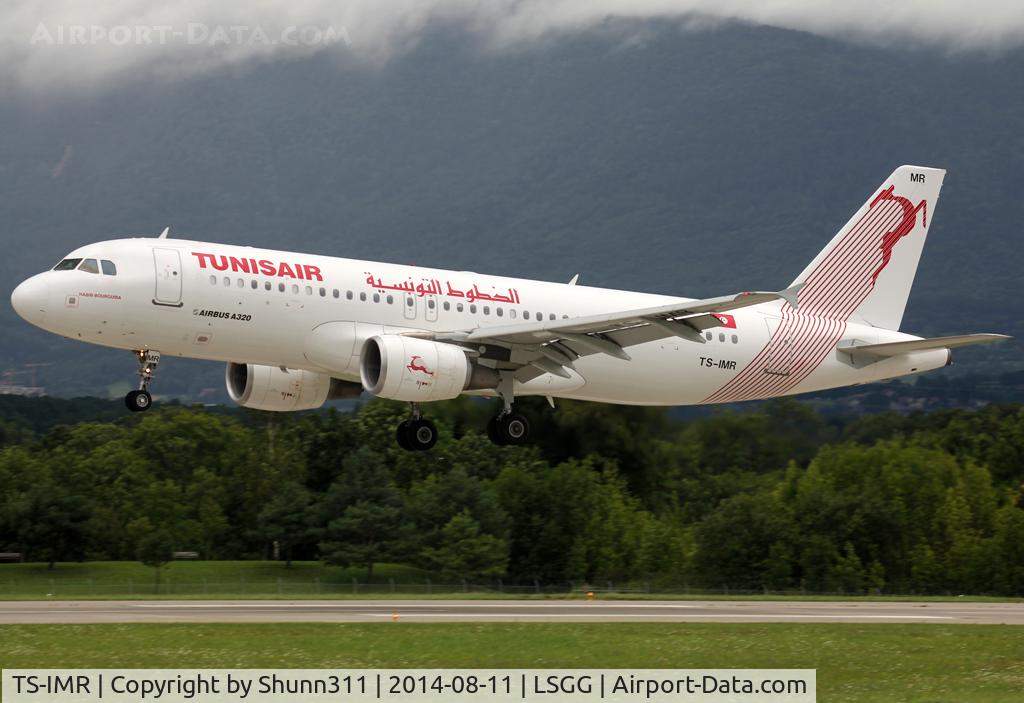 TS-IMR, 2010 Airbus A320-214 C/N 4344, Landing rwy 23